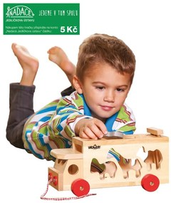 Kamión s vkladacími tvarmi – zvieratká