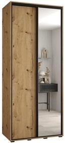 Skriňa 45 Canaris 3 130 artisan/čierna