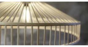 Markslöjd 108783 - Luster na lanku TAPA 1xE27/40W/230V béžová/bambus