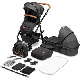 Lionelo - Kombinovaný kočík 2v1 AMBER Grey Graphite