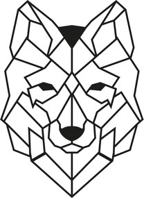 Nástenná dekorácia Wolf II čierna