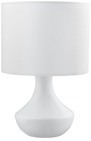 Rustikálna stolová lampa Rosia 18 biele