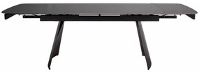 Rozkládací jídelní stůl Bacardi 160/240 cm černý
