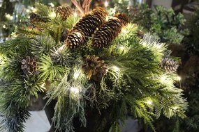 Žltosvietica reťaz exteriérová 80 žiaroviek 130cm