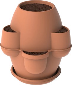 BAMA OASI, 80 x 80 cm, terracotta