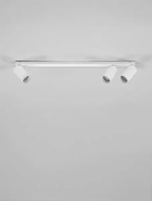 Minimalistické bodové svietidlo Oso 3 Biela
