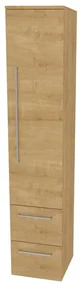 Mereo, Mereo Bino, kúpeľňová skrinka vysoká 163 cm, pravá, Multidecor, Dub Arlington, MER-CN698DARL