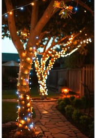 Vianočné svetielka vonkajšie FLASH teplá biela 200 LED