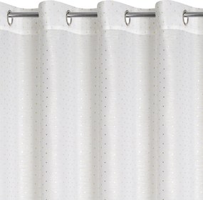 ZÁCLONA NA KRÚŽKOCH SIBEL 300 CM X 250 CM BIELA