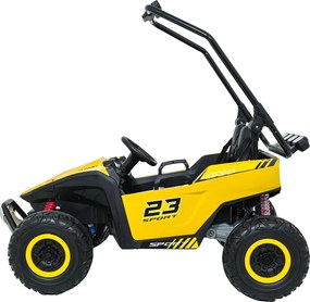Ramiz Elektrická bugina TURBO 23 pre deti žltá