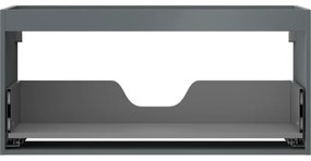 Mexen Box-A, závesná skrinka 100 cm, 1 zásuvka, grafitová matná, 91AX0-1000-470-1-66