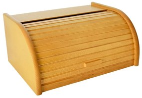 Chlebník z bukového dreva 39x28x18 cm, krémový