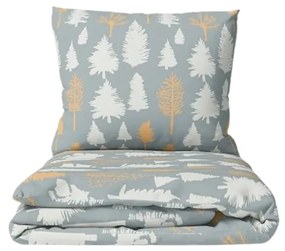 Bavlnené obliečky HOLLY REST sivé Rozmer obliečky: 70 x 90 cm | 140 x 200 cm
