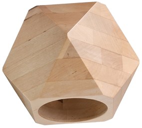 Nástenné svietidlo Woody, 1x drevené tienidlo