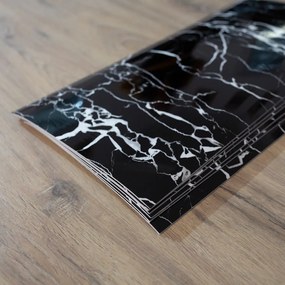 Samolepiace panely na stenu v súprave 6 ks 60x30 cm Nero Marquina – SP TREND