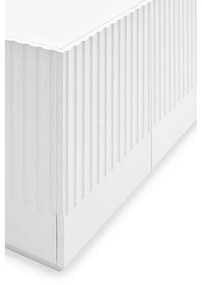 Biely príborník Teulat Doric, šírka 200 cm