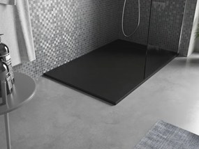 Mexen Otto, SMC obdĺžniková sprchová vanička 130 x 80 cm, čierna, 4N708013