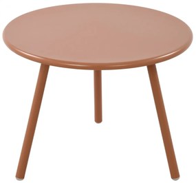 Konferenčný stolík Minot - v45 x Ø60 cm - Terracotta