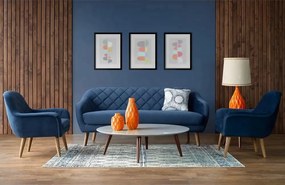 3-miestna staroružová pohovka CORANTI VELVET