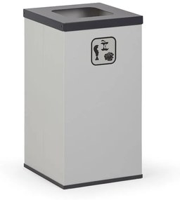 Alfa 3 Kôš na triedený odpad 42 L, bez vnútornej nádoby, sivý/tmavo sivá