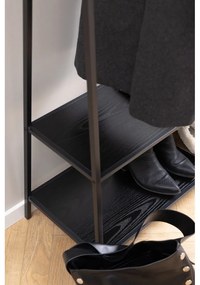 Čierny stojan na oblečenie v dekore jaseňa Seaford – Actona