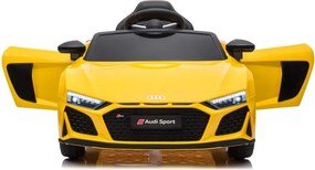 LEAN CARS Elektrické autíčko Audi R8 Lift A300 žlté
