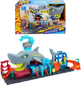Umývačka áut Hot Wheels City Ultimate Shark Mattel HTN82