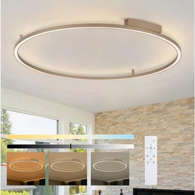 Brilagi - LED stmievateľné svietidlo PORTOFINO LED/85W/230V pr. 120 cm béžové + s diaľkovým ovládačom