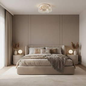 Toolight Toolight, LED stropné svietidlo 57W, 4000lm, 4000K, G139-C, zlatá, OSW-02623