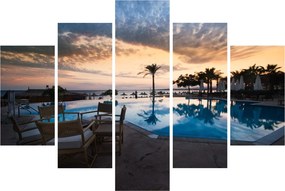 Obraz - Resort pri mori (150x105 cm)