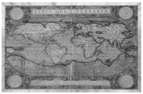 Obraz na plátne - Starožitná mapa sveta 1102QA (75x50 cm)