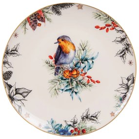 Nádobí Snídaňové talíře bílé 21*2 cm - Ř 21*2 cm