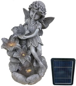 Záhradná solárna fontána BestBerg SF-26 / polyresin / 29,5 x 25 x 45,3 cm