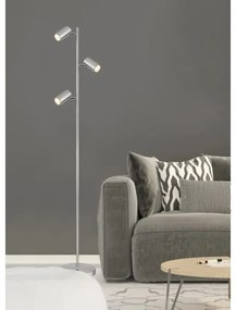Globo 57910S - Stojacia lampa ROBBY 3xGU10/5W/230V matný chróm