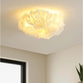 BRILAGI - Stropné svietidlo FEATHER 3xE27/40W/230V priemer 40 cm biele