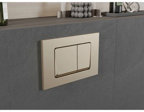 Mexen FENIX 10 - splachovacie tlačidlo pre Mexen modul FENIX XS, šampaňská zlatá, 601004