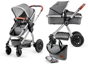 Kombinovaný kočík Kinderkraft Veo grey 2v1