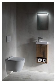 Závesná skrinka bez umývadla v dekore duba v prírodnej farbe 30x53 cm Latus Xi – Sapho