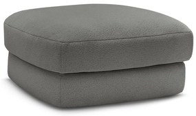 Tmavosivá podnožka z textílie buklé Leonore – Bobochic Paris