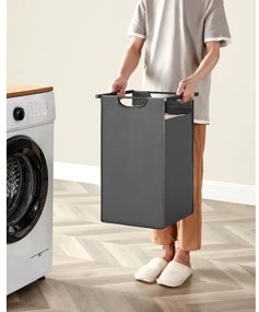 Kôš na bielizeň REX hnedá/sivá