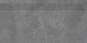 Schodovka Rako Betonico čierna 30x60 cm mat DCPSR792.1