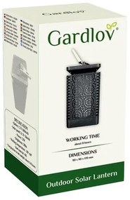 Vodotesná solárna lampa Gardlov