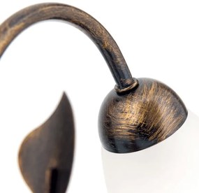 Orion LA 4-1214/1 - Stolná lampa SISI 1xE14/40W/230V bronz/patina