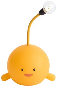 Moderná stolná lampa žltá vrátane LED nabíjateľná - Bulby