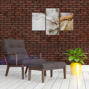 Obraz - Mramorový atrament (90x60 cm)