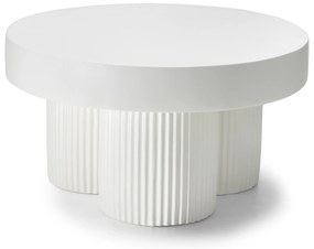 Konferenčný stolík Salerno 70 cm biely