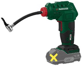 Parkside®  Aku kompresor PAK 20-Li B2 + Akumulátor 20 V 4 Ah + Nabíjačka akumulátora 20 V/4,5 A  (800011552)