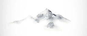 Obraz - Atramentová maľba hôr (120x50 cm)