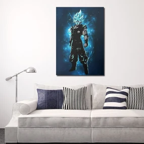 Gario Obraz na plátne Dragon Ball modrá - SyanArt Rozmery: 80 x 120 cm