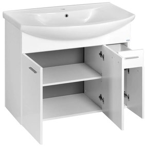 Aqualine Aqualine, ZOJA umývadlová skrinka 82,8x74x34,3cm, biela, 51083A